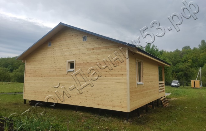 3 Каркасно-щитовой 8.5х8.0м, 68 М², Тульская область, Ефремовский район, деревня Лубянка. (9)